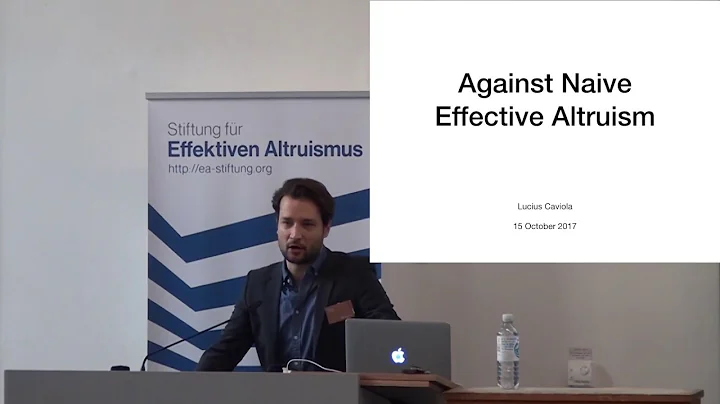 Against naive effective altruism | Lucius Caviola ...