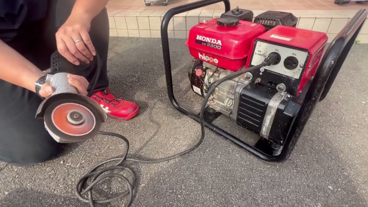 HONDA ホンダ エンジン発電機 EZ2300 簡易動作確認動画【工具一番館