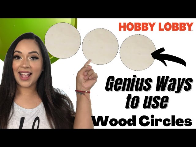 Circle Wood Shapes, Hobby Lobby