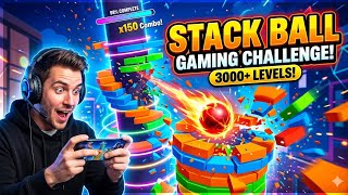 “Stack Ball Hard Mode 💀 | Only Pro Players Can Win!”