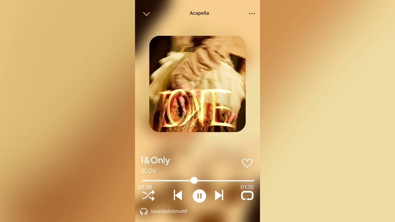 1&Only - XLOV Acapella
