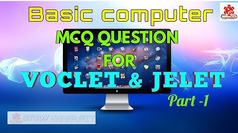 Basic computer science mcq question for voclet and jelet or all exams