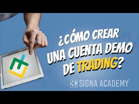 COMO CREAR UNA CUENTA DEMO DE TRADING - YouTube