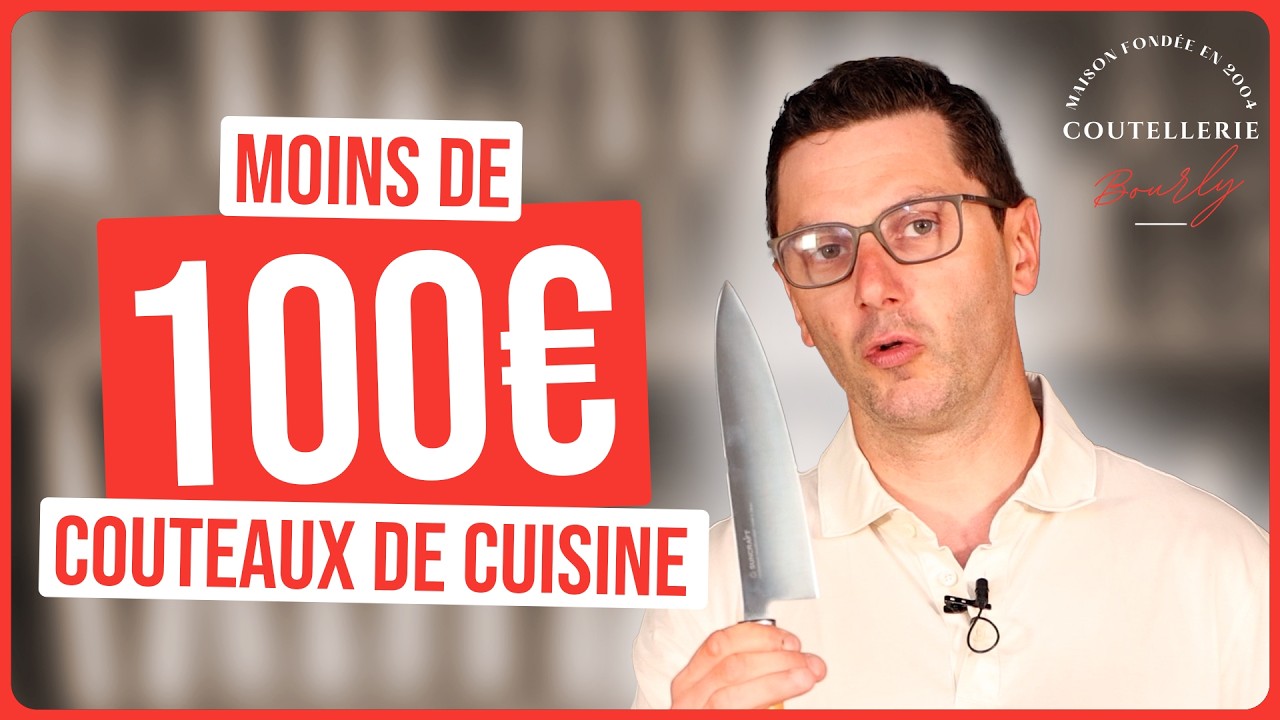 Les meilleurs couteaux de cuisine à moins de 100€ : accessibles et performants !