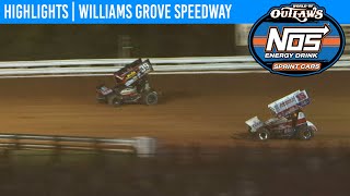 World of Outlaws NOS Energy Drink Sprint Cars Williams Grove Speedway, July 24, 2020 | HIGHLIGHTS