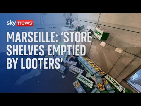 France riots: teen's death being used as 'pretext for robbing' in marseille, says store owner
