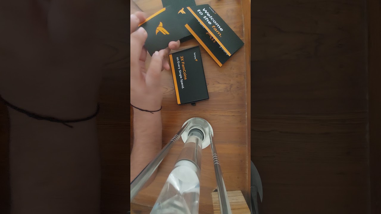 UNBOXING VISA FAMCARD