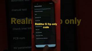 Realme 5i Frp Bypass Without Pc  Realme 5i Frp Bypass Only Secret Code technicalgyan repair frp