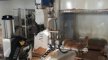 Create Tenoning in wood with CNC Bacci Artist 1624