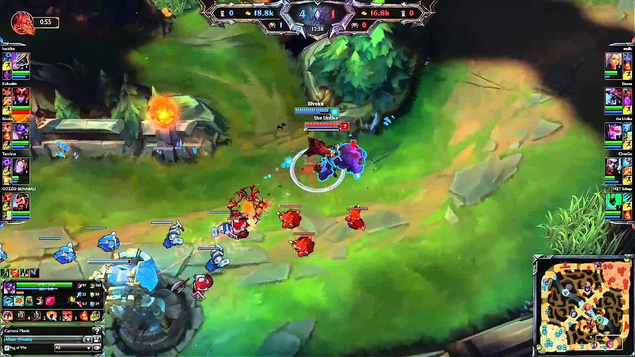 LoL: alistar w q combo bug