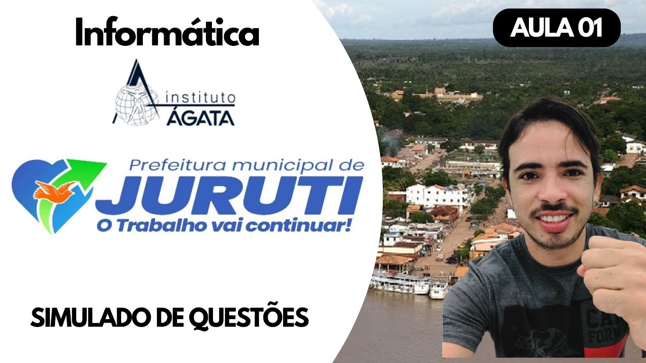 INSTITUTO ÁGATA - SIMULADO 01 DE INFORMÁTICA - CONCURSO DE JURUTI E TERRA SANTA PA
