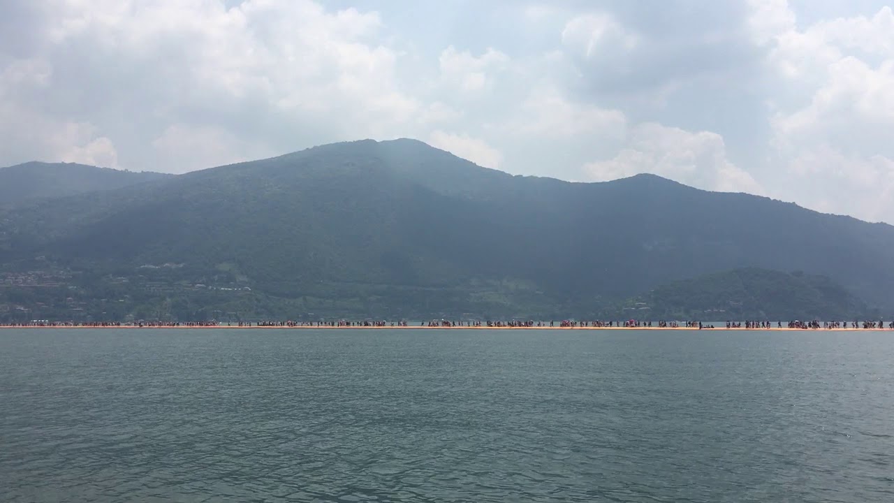 Christo - The Floating Piers 2016 - Lake Iseo - Walking on Water