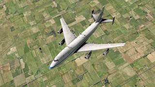 X-Plane 11 - Boeing 747-100 - Aircraft Show Take Off Crash Test . 1440p 60fps .