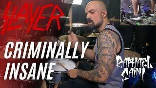 Download Lagu Slayer - Criminally Insane - Raphael Saini one take drum cover MP3