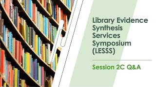 LESSS 2026 Session 2C: Question & Answer (Q&A)