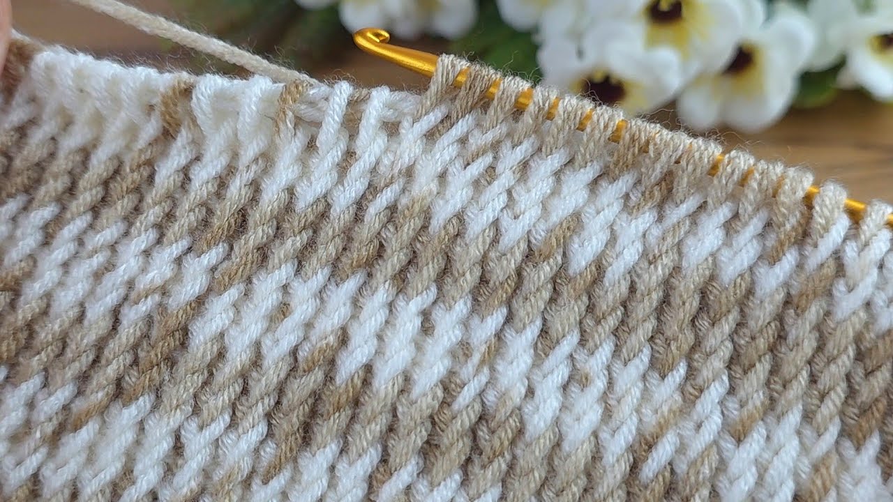 Modern Tunisian Crochet Stitch Tutorial