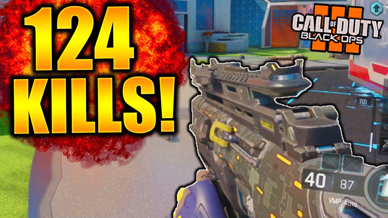 Call of Duty Black Ops 3: 124 KILL GAMEPLAY! 100+ Kills Call of Duty Black Ops 3 Multiplayer!