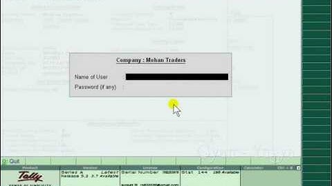 Tally ERP 9 Tutorial in Hindi   Urdu  Use Security Control for Add, Change, Remove Passwod    4