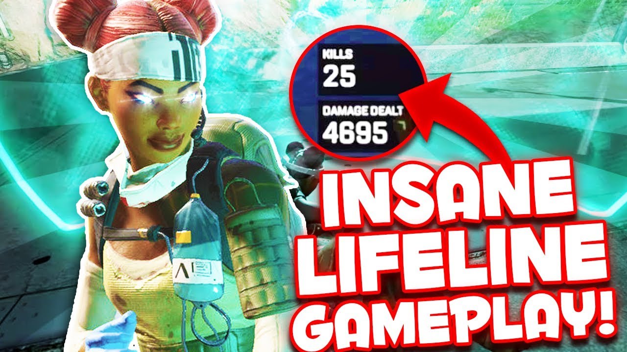 The most Insane Lifeline Game ive had in Apex Legends - YouTube