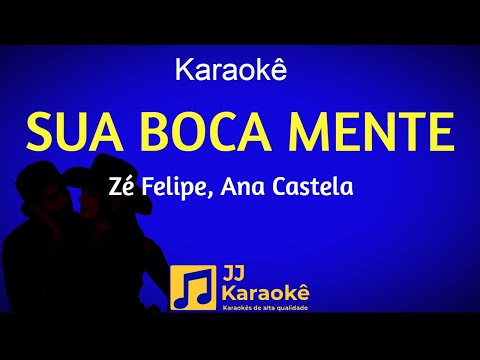 Video thumbnail for Sua boca mente (You're Still The One) - Zé Felipe, Ana Castela - Karaokê 🎵