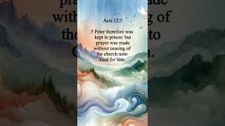 Bible Verse - Acts(12:5) KJV, #Jesus #Bibleshorts #Bibleverse,#faith,#today