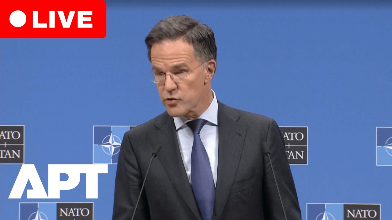 LIVE: NATO Chief Mark Rutte Holds Press Conference in Brussels on Alliance Strategy | APT