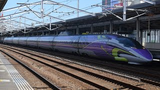 【500 TYPE EVA！】山陽新幹線 こだま741号 博多行き 福山駅発車！