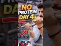Day-4 No Proteen Powder Challange No Motivation? Still Showed Up | 💪  #workouthard