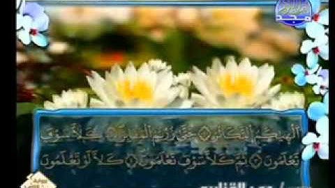 سورة التكاثر الشيخ عمر القزابري