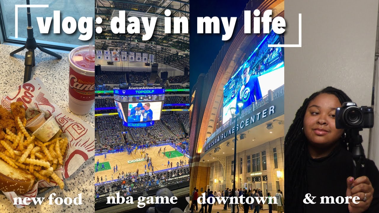 DAY IN MY LIFE: in texas, trying raising canes, NBA game, etc.