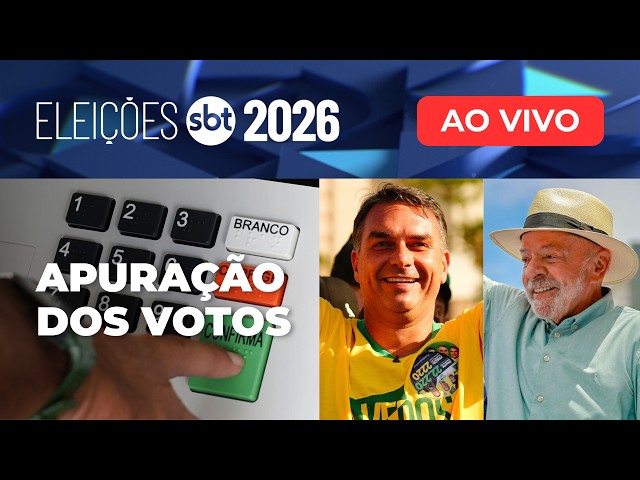 ELEIÇÕES 2026: Apuração dos votos do primeiro turno no SBT News | #EleiçõesSBT2026