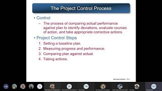 Project Management - Lecture 09(Progress and Performance Measurement and Evaluation)