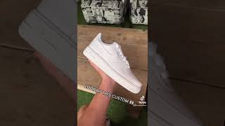 REFLECTIVE DIOR CUSTOM NIKE AIR FORCE 1’s ✨