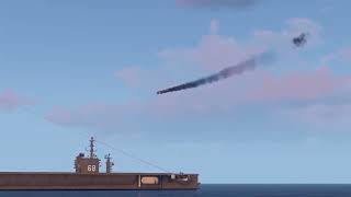 US Aircraft Carrier USS Nimitz Obliterates Iranian Drone Swarm - Arma 3 Simulation