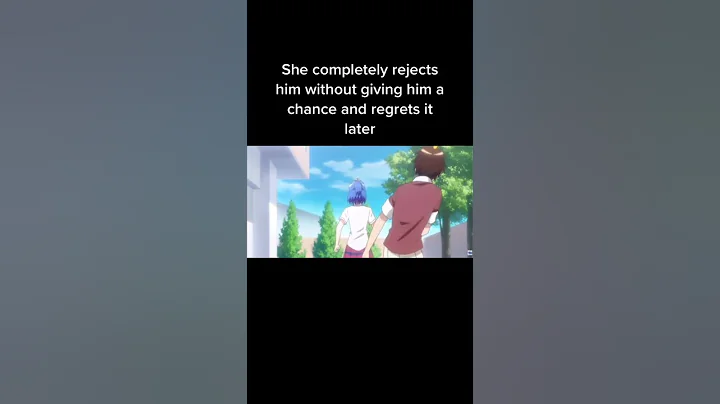 she rejected him😥#pain #rejection #anime #sad