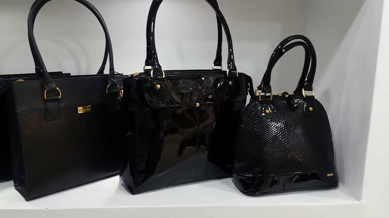 Carteras negras de charol en Miraflores Lima Carteras Camelia - YouTube