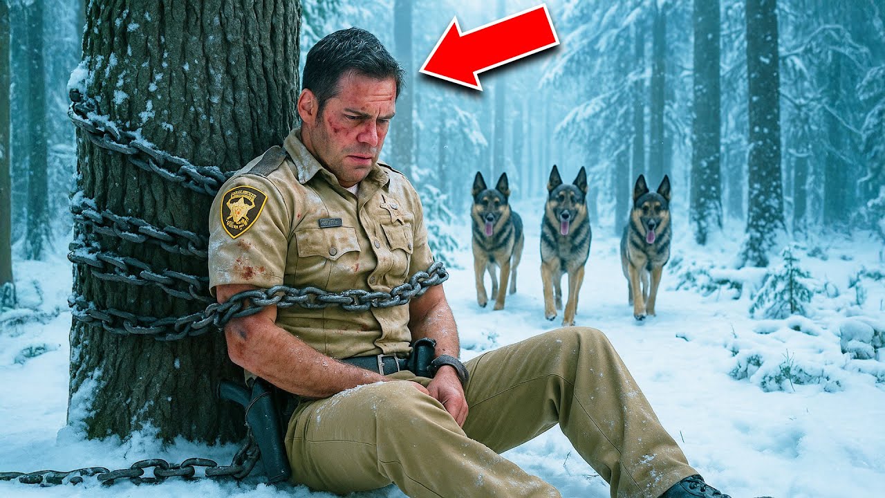 K9 German Shepherds Found a Forest Ranger Chained to a Tree. What They Did  Next Will Make You CRY... - YouTube