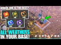 ALL WEATHERS IN YOUR BASE WHICH ONE IS THE BEST Last ALL WEATHERS IN YOUR BASE WHICH ONE IS THE BEST Last