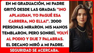 Download Lagu En mi graduación, mi padre se llevó el mérito, siete palabras alertaron a seguridad. MP3