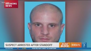 Standoff ends with suspect who shot at officers during chase