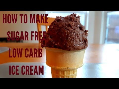 How To Make Sugar Free/ Low Carb Ice Cream