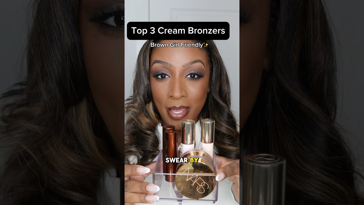 I swear by these Cream Bronzers because the blend like a dream🔥🔥 