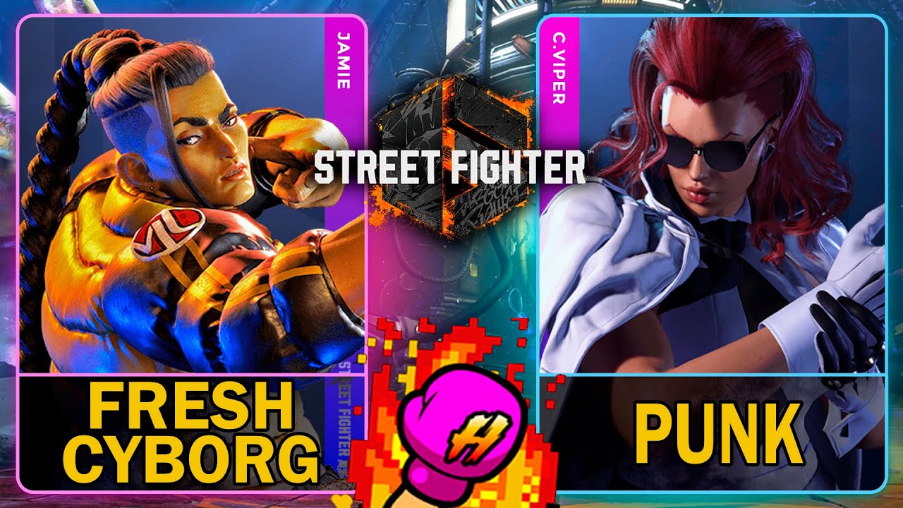 SF6 Fresh Cyborg (JAMIE) VS Punk (C.VIPER)🥊Street Fighter 6🥊スト