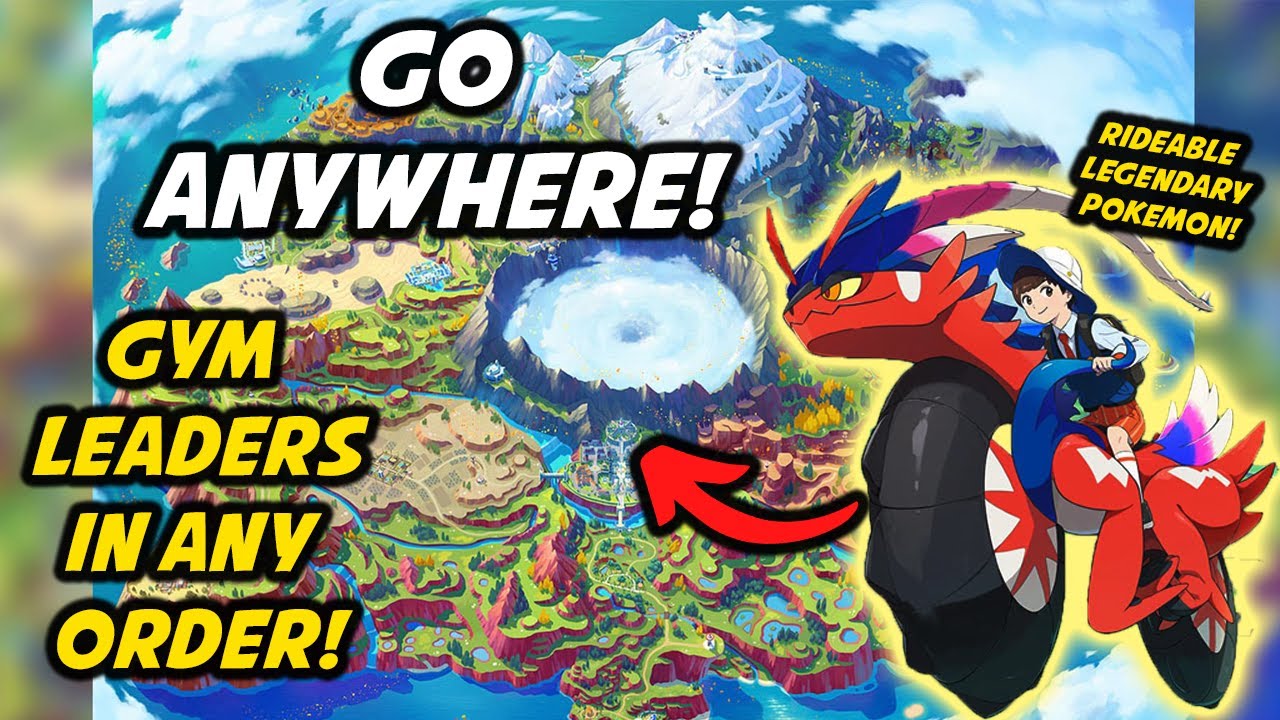 Pokémon Scarlet and Violet Open World EXPLAINED! Complete the Gyms in ANY ORDER!