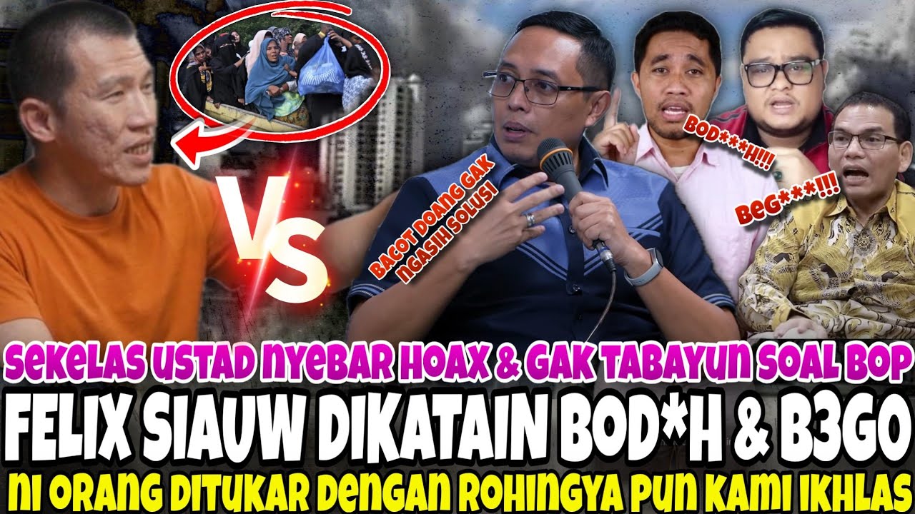 MODYAR.. 5 KALI SEBARIN HOAX FELIX XIAU HARUS DITANGKAP POLISI - KITA JULUKI FELIX XIAU USTAD HOAX