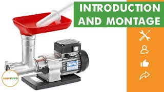 Presentation and Assembly of the Tre Spade Meat Grinder TC-8 YOUNG