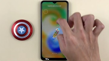 How to move multiple applications at the same time on the main screen on Samsung A04s Android 13