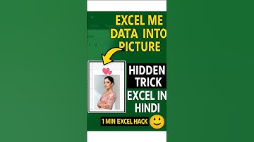 Convert Excel Data Into Picture in 2 Hacks -100% Working Excel Hidden Hack#Xlchannel #ytshorts