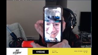 Kyedae calls Tenz in Iceland