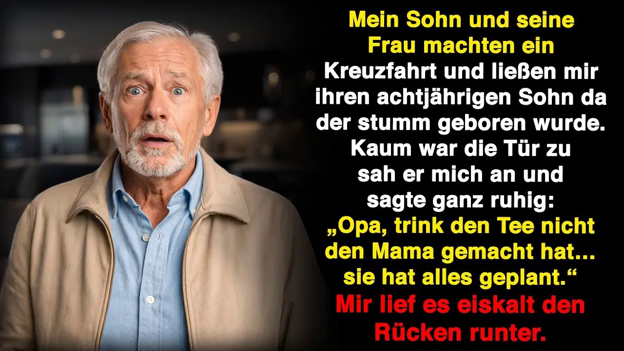 Niemand glaubte, dass er sprechen kann – bis mein stummer Enkel mich warnte